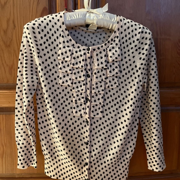 J.Crew Polka Dot Sweater - Picture 1 of 3
